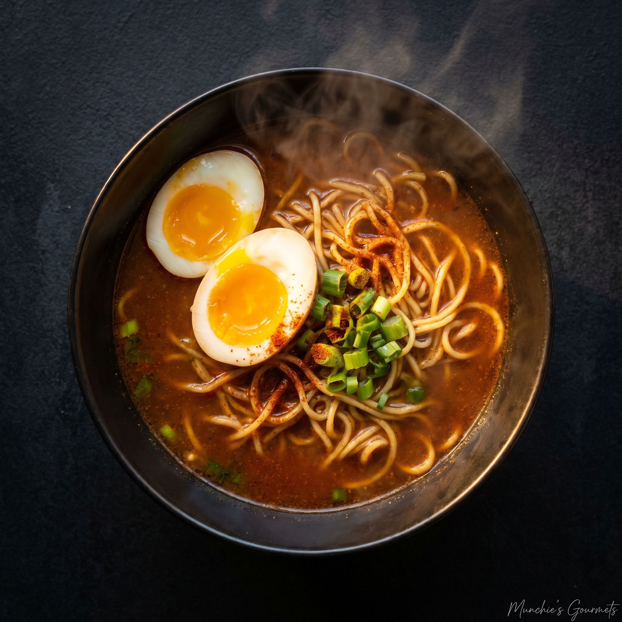 Cajun Ramen with Egg