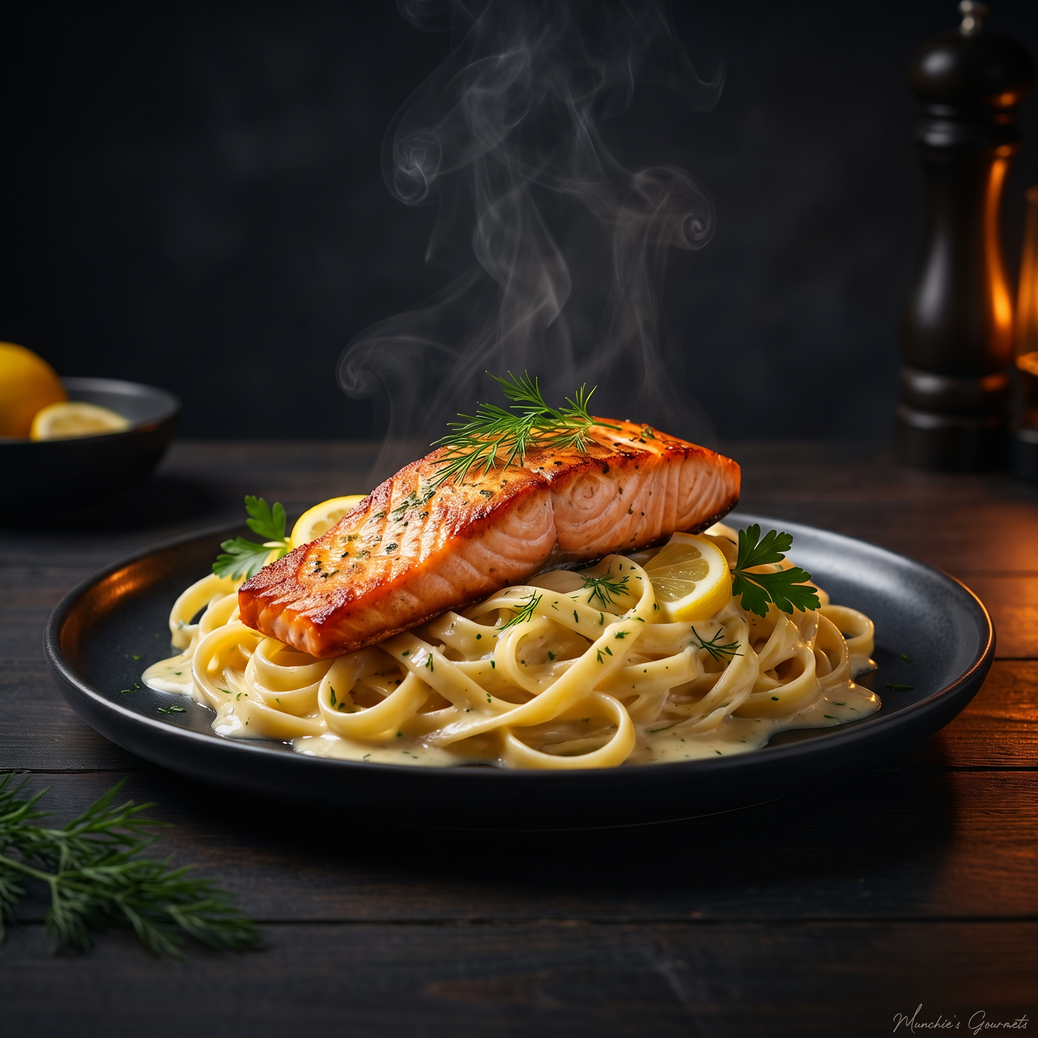 Salmon Alfredo